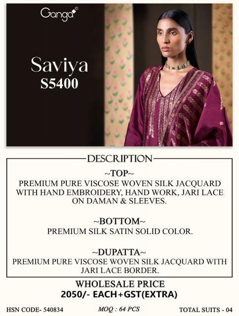Ganga saviya 5400 wholesale dress materials chennai tamil nadu